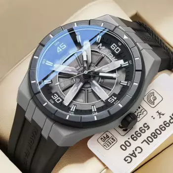 MARK FAIRWHALE 5050, новые часы серии Flyer для мужчин, вращающийся пропеллерный циферблат, светящиеся водонепроницаемые кварцевые мужские часы Reloj Hombre