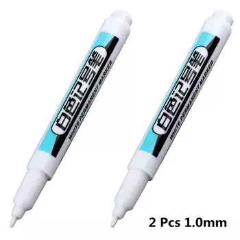 Маркеры Genkky масляные белые 0.7/1.0/2.5 мм