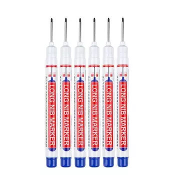 Маркеры Kissbuty, 6 шт., 20 мм, черные/синие/красные/зеленые/белые