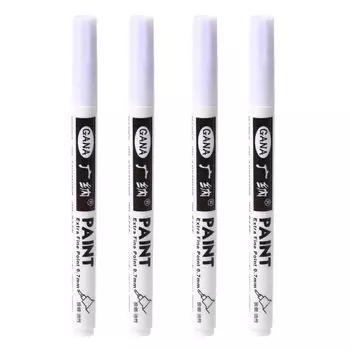 Маркеры Knysna белые перманентные 0,7 мм