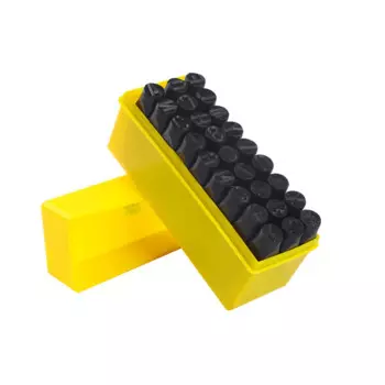 Маркировочная табличка с номером и буквой, изготовленная из углеродистой стали