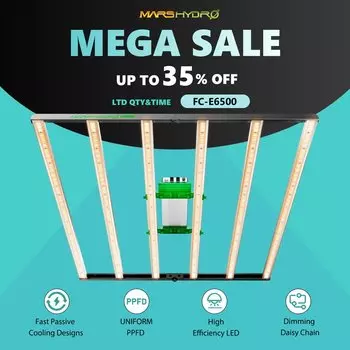 MarsHydro Smart FC-E6500 730 Вт Фитолампа для выращивания