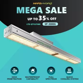 MarsHydro SP3000 светодиодная фитолампа