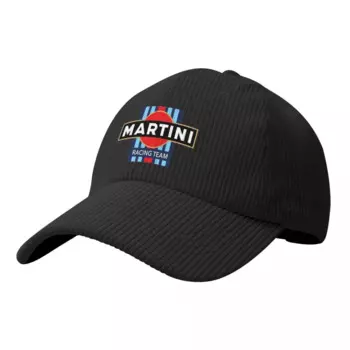 Martini бейсболки для гоночной команды, бейсболки с косточками, черные спортивные шапки