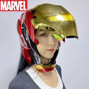 Marvel Электрический Железный человек 1:1 MK50 MK5 шлем с голосовым управлением глазами модели игрушки для взрослых технологии носимый Рождественский подарок