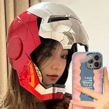 Marvel Железный человек 1:1 шлем MK5 MK50 военная машина Косплей Электрический открытый закрытый Английский Голос дистанционное управление игрушки рождественские подарки