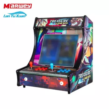 Marwey новый дизайн мини настольная видеоигра машина мульти игра классический ретро аркадный шкаф 2 игрока файтинг бартоп машина