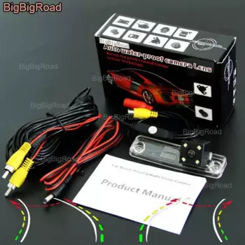 Машина BigBigRoad, интеллектуальная динамическая гусеничная камера заднего вида для Subaru Legacy Impreza WRX XV Forester SH Outback BL BP BM BR