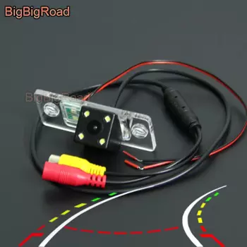 Машина BigBigRoad, интеллектуальная динамическая траектория, трек, камера заднего вида для Volkswagen Touareg Tiguan Golf Touran Jetta MK4 Bora A4