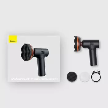 Машина для полировки автомобиля Baseus, беспроводная мини-электрическая полировальная машина с регулировкой скорости для автомобиля, дома, беспроводная полировка воском