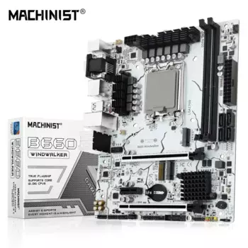 МАШИНИСТ B660 Windwalker LGA 1700, материнская плата с поддержкой процессора Intel Core 12 13 Gen, DDR4, оперативная память NVME M.2 SATA3.0 WIFI