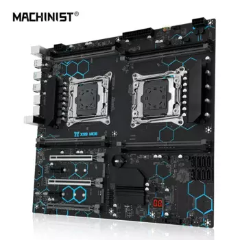 МАШИНИСТ X99 MD8 Материнская плата LGA 2011-3 Поддержка Intel Xeon 2690 2680 V4 Двойной процессор DDR4 ECC RAM Настольная память E-ATX