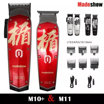 Машинка для стрижки волос Madeshow M10 M11, Беспроводная Машинка для стрижки волос, машинка для стрижки волос для мужчин, машинка для стрижки для парикмахерской, триммер для бороды