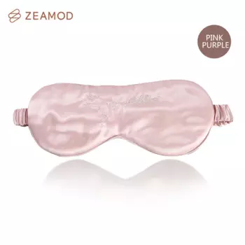 Маска для глаз ZEAMOD для сна, размер 19 мм, простой креп-шелк, 100% шелк, для мужчин и женщин, фотоблок, вышивка, созвездия