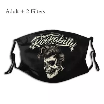 Маска для лица Rockabilly Rock and Roll с фильтрами