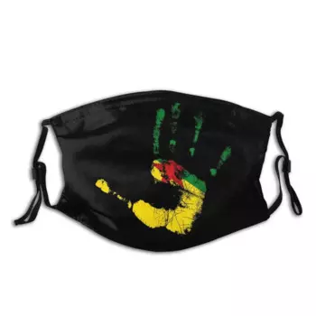 Маска для лица с флагом, активированным углем