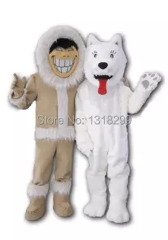 Маскарадный костюм Eskimos в виде снежной собаки, маскарадный костюм на заказ, маскарадный костюм, тематический маскарадный костюм, карнавал