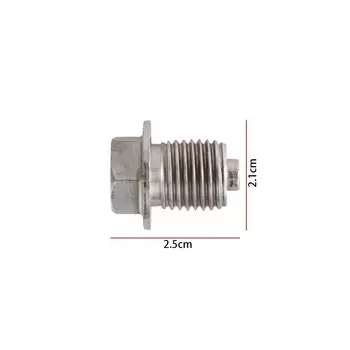 Масляная отстойная гайка m12x1, 25 M14x1, 5 m16x1, 5 m18x1, 5 из нержавеющей стали, серебряные автозапчасти, автомобильные аксессуары