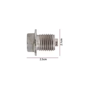 Масляная отстойная гайка m12x1, 25 M14x1, 5 m16x1, 5 m18x1, 5 из нержавеющей стали, серебряные автозапчасти, автомобильные аксессуары