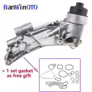 Масляный фильтр двигателя в сборе, алюминиевый фильтр для GM Chevrolet Cruze Sonic Aveo G3 Orlando Opel Vauxhall Astra 93186324 55353322