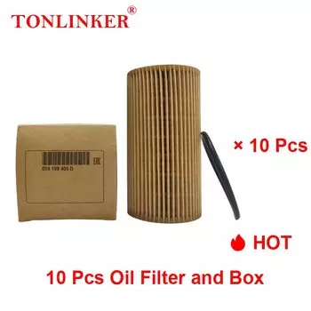 Масляный фильтр TONLINKER 059198405B для Audi Q7 4M 2nd 3,0 45TDI quattro 2015 2016 2017 2018 2019 2020 CVMD 4MB 059198405 059115561G дизельные модели