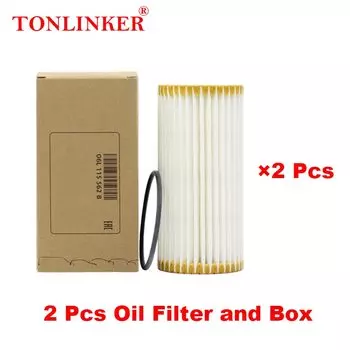 Масляный фильтр TONLINKER 06L115562B для Skoda Octavia A7 2013 2014 2015 2016 2017 2018 2019 A8 2020 2021 2022 Superb B8 Kodiaq 06L115466C 1.8TSI 2.0TSI