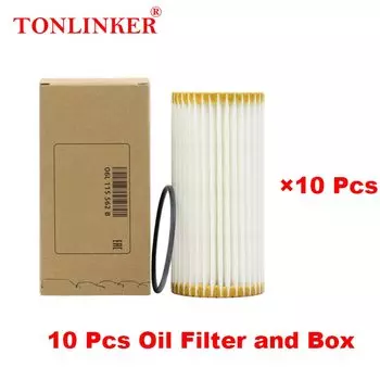 Масляный фильтр TONLINKER 06L115562B для Volkswagen Vw Passat B8 B8.5 Arteon Beetle A5 Golf MK7 MK8 Scirocco MK3 06L115466C 1.8TSI 2.0TSI 2013 2014 2015 2016 2017 2018 2019 2020 2021 2022-
