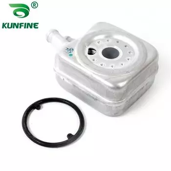 Масляный радиатор двигателя, радиатор и прокладка, автозапчасти для VW Passat Touran Bora Audi A6 OEM No. 068 117 021 B 068 117 021B 068117021 Б