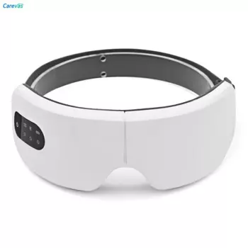 Массажер для глаз Carevas умный с функцией вибрации, 4 уровня, Bluetooth