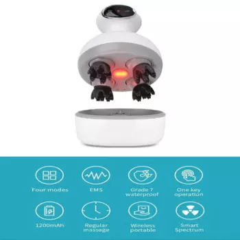 Массажер для головы и головы, с силиконовой щеткой