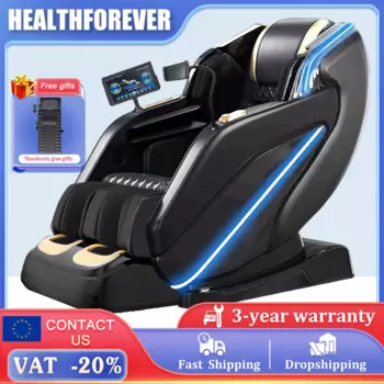 Массажное кресло с Bluetooth-динамиками, Интеллектуальный Электрический массажер для мышц, полнотелесный массажер 4d Zero Gravity массажное кресло с подогревом