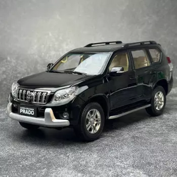 Масштаб 1:18, Toyota PRADO модель автомобиля SUV, подарки друзьям, праздничный подарок из металлического материала, статическое украшение