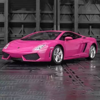 Масштаб 1/24, Lamborghini Gallardo, модель спортивного автомобиля из сплава, игрушка, Литые металлические гоночные модели, имитация звука, детский подарок