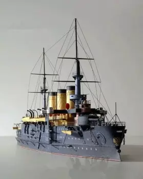 Масштаб 1:250 боевой корабль Czarist Россия Oslabya 3D бумажная модель корабля бумажная модель Набор пазлов игрушка ручной работы сделай сам