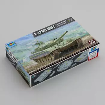 Масштаб 1/35, Trumpeter 09604 T-72M1 MBT, основной боевой танк, пластиковый танк T-72, статический дисплей, модель, строительные наборы, игрушка TH24104