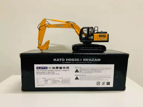 Масштаб 1:50, литая модель HD820 regзам, гидравлический экскаватор, Новый в коробке