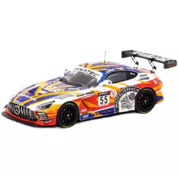 Масштабная модель 1:64 Mercedes-Benz AMG GT3 24 часа спа № 55 спортивный автомобиль литой под давлением коллекционные модели подарки для детей.
