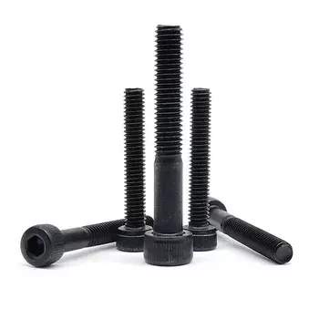 Массовая Упаковка M2-M8 Черные Винты Из Высокопрочной Легированной Стали Класса 12.9 С Шестигранной Головкой DIN912 Крепеж Дл...