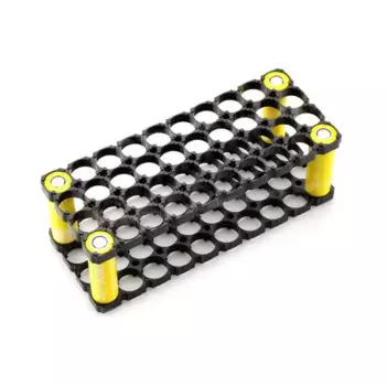 MasterFire 500 шт./лот 4*10 ячеек 18650 распорка для батарей радиатор оболочки пластиковый держатель для тепла кронштейн коробка для хранения батареи кронштейны