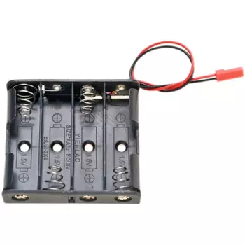MasterFire 500 шт./лот 4 x AA Размер держатель батареи Коробка для хранения 4 слота 6V AA DIY игрушечный автомобиль батареи оболочка с JST разъемом
