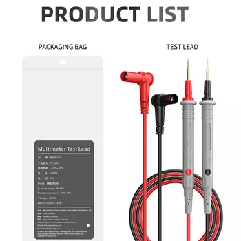MASTFUYI Провода для мультиметра 1000В 20А