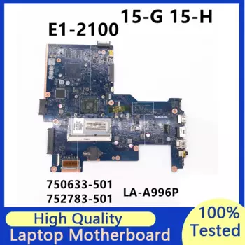 Материнская плата 752783-001 752783-501 750633-001 750633-501 для HP 15-G с процессором E1-2100