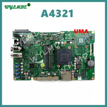 Материнская плата A4321 UMA REV1.3 Материнская плата ASUS A4321 A6421 100% протестирована ОК