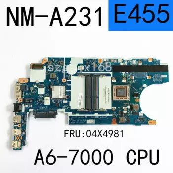 Материнская плата AAVE1 для ноутбука Lenovo Thinkpad E455, NM-A231 CPU ,DDR3 FRU 04X4981 04X4982