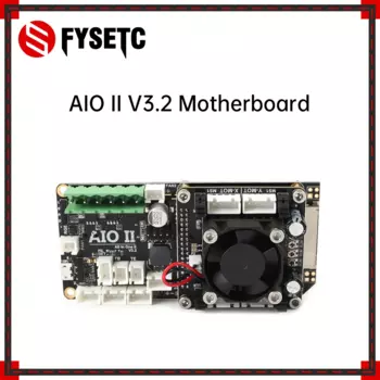Материнская плата AIO II V3.2 «Все в одном», 32 битный MCU 32bit 256 Microstep RGB плата контроллера с поддержкой драйвера Marlin для 3DP/CNC