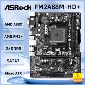 Материнская плата ASRock speed+ Socket FM2 FM2 + AMD A88X 2 DDR3 PCI-E 3,0 USB3.0 Micro ATX Поддержка A8AD7600 Athlon X4 AD850X cpu