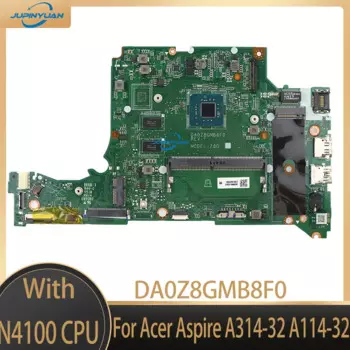 Материнская плата DA0Z8GMB8F0 для ноутбука Acer Aspire A314-32 A114-32, материнская плата CPU:N4100 RAM:4G 100% Test Ok