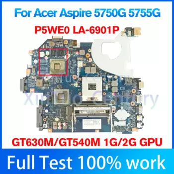 Материнская плата для Acer Aspire 5750 5750G 5755 5755G HM65 GT540M/GT630M/GT610M GPU 1G/2G