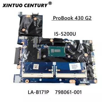 Материнская плата, Для ЦПУ HP 430, G2, 798061-001, 798061-501, 798061-601, ZMP30, LA-B171P, SR23Y, I5-5200U