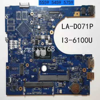 Материнская плата для Dell Inspiron15, 5559, 5459, 5759, фотосессия 100%, телефон дюйма